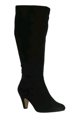 Bella Vita Women's Corinne Plus Black Super Suede Boots Size 10 Wide